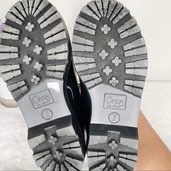 Circus Sam Edelman Knox Black Patent Leather Boots - Picture 7 of 9